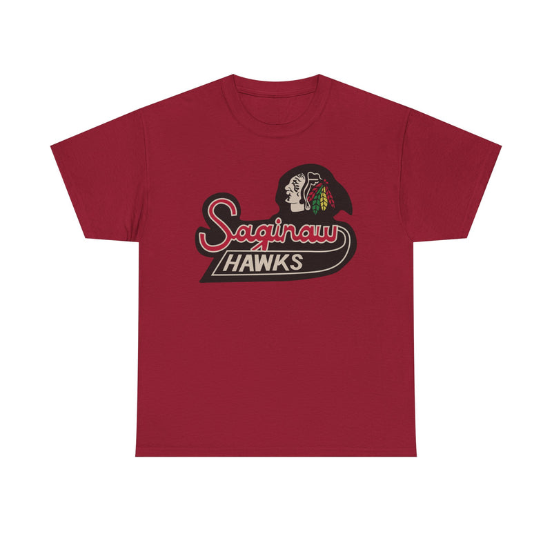 Load image into Gallery viewer, Saginaw Hawks Michigan Hockey 1987-1989 T-shirt