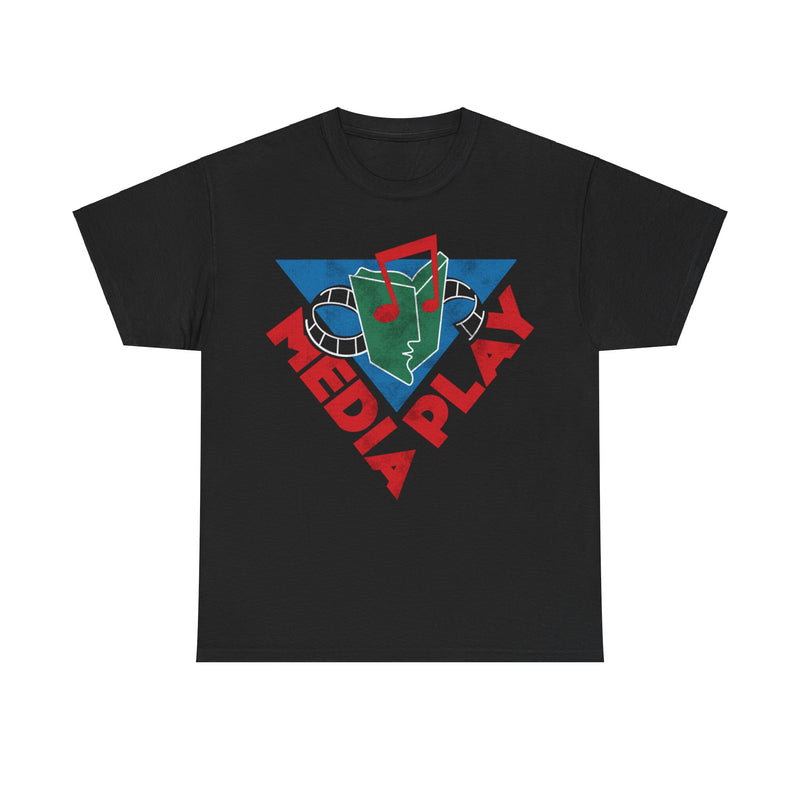 Load image into Gallery viewer, Media Play Record Retail Store Retro Nostalgic T-shirt