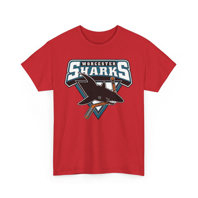 Load image into Gallery viewer, Worcester Sharks Hockey 2006-2015 Massachusetts T-shirt