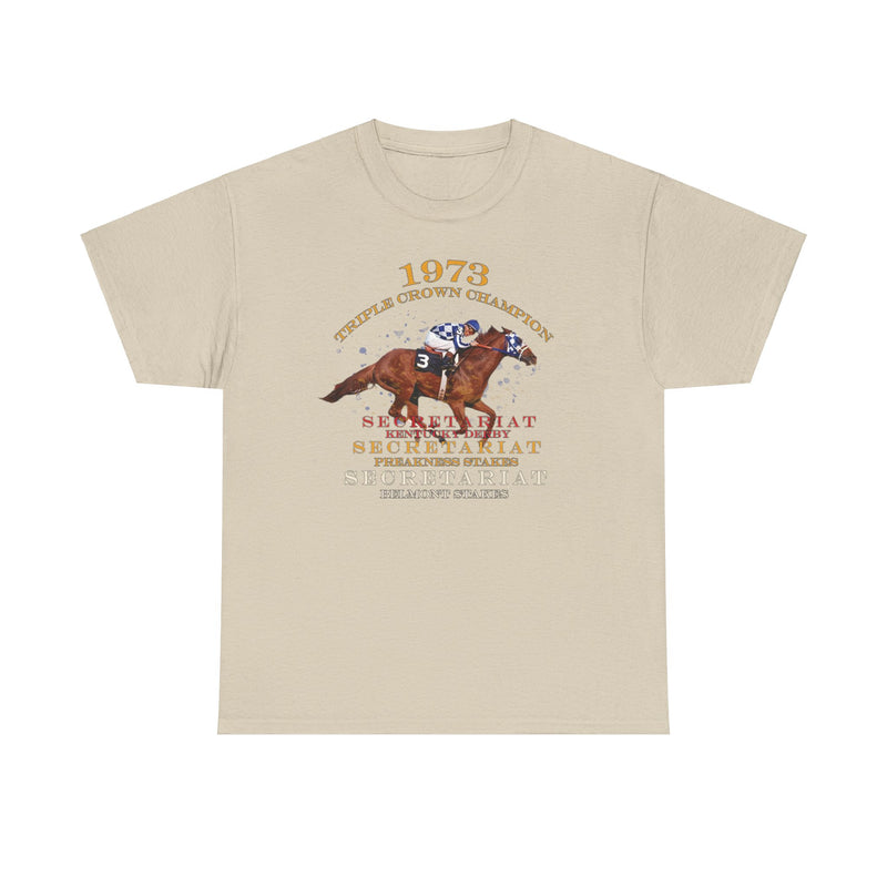 Load image into Gallery viewer, Triple Crown Champion Secretariat 1973 Nostalgic Retro T-shirt