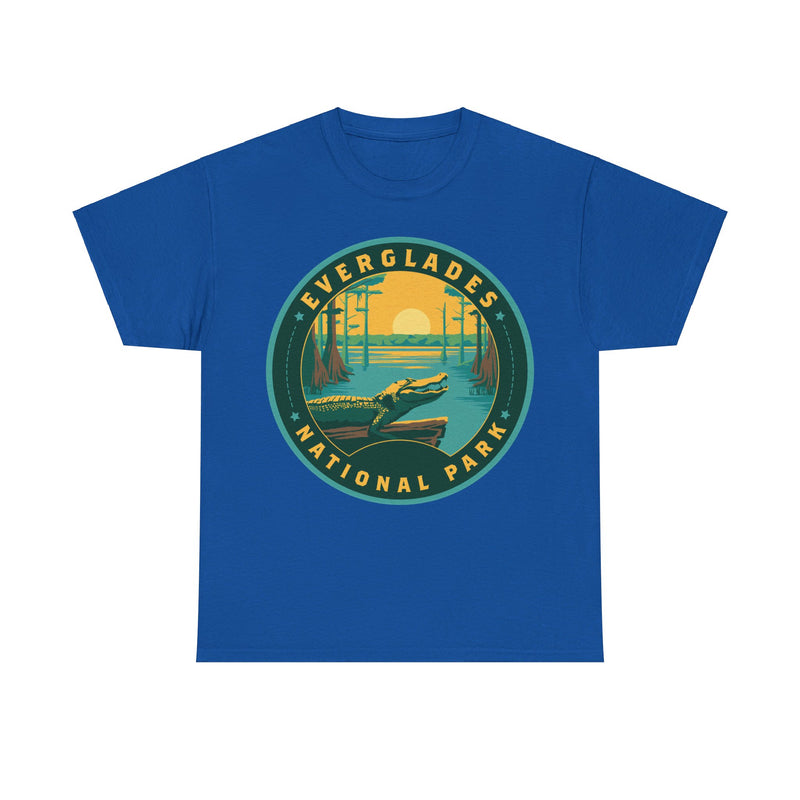 Load image into Gallery viewer, Everglades National Park Florida Round Logo T-shirt