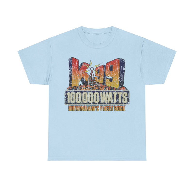Load image into Gallery viewer, K99 Birminghams Finest Rock 1976 Radio Station Distressed Print T-shirt