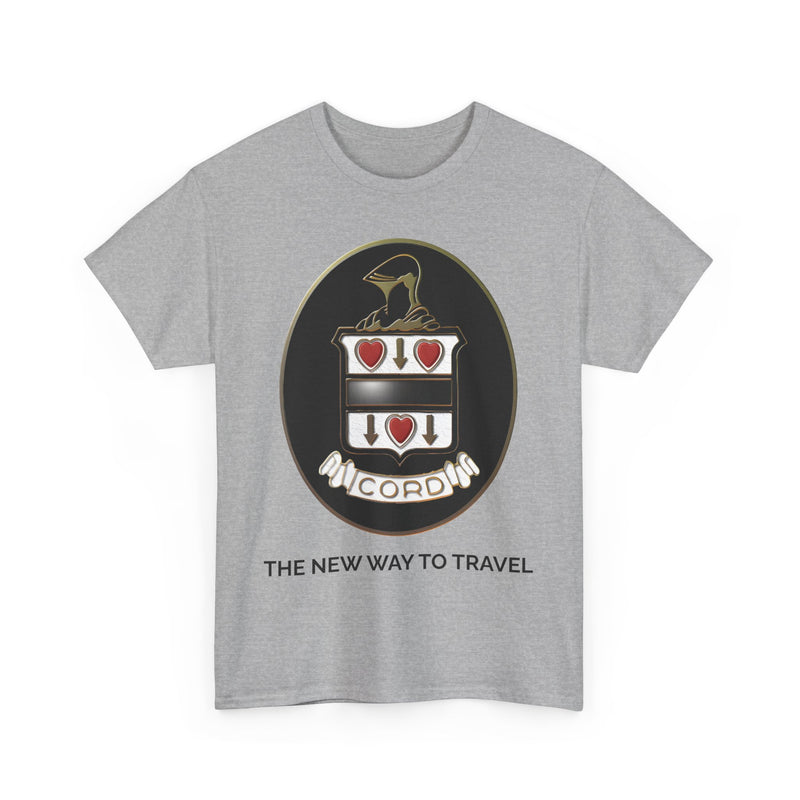 Load image into Gallery viewer, Classic Cord Automobile The New Way to Travel Logo T-shirt