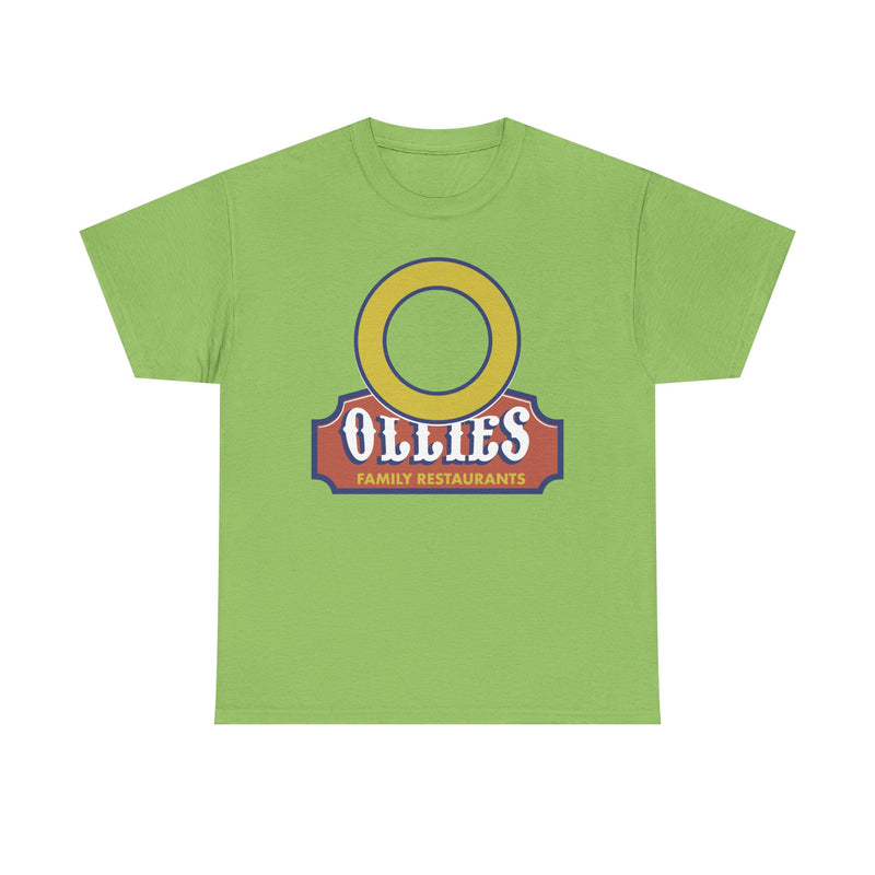 Load image into Gallery viewer, Ollies Family Restaurants Vintage Logo Defunct Restaurant Chain T-Shirt
