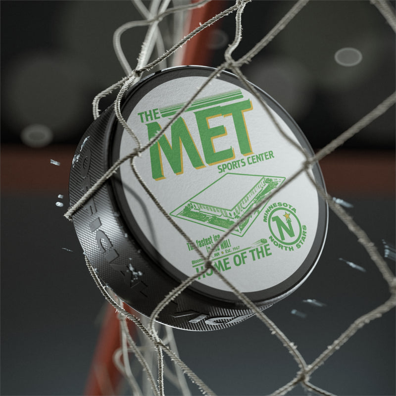 Load image into Gallery viewer, The Met Arena Minnesota North Stars Hockey Puck