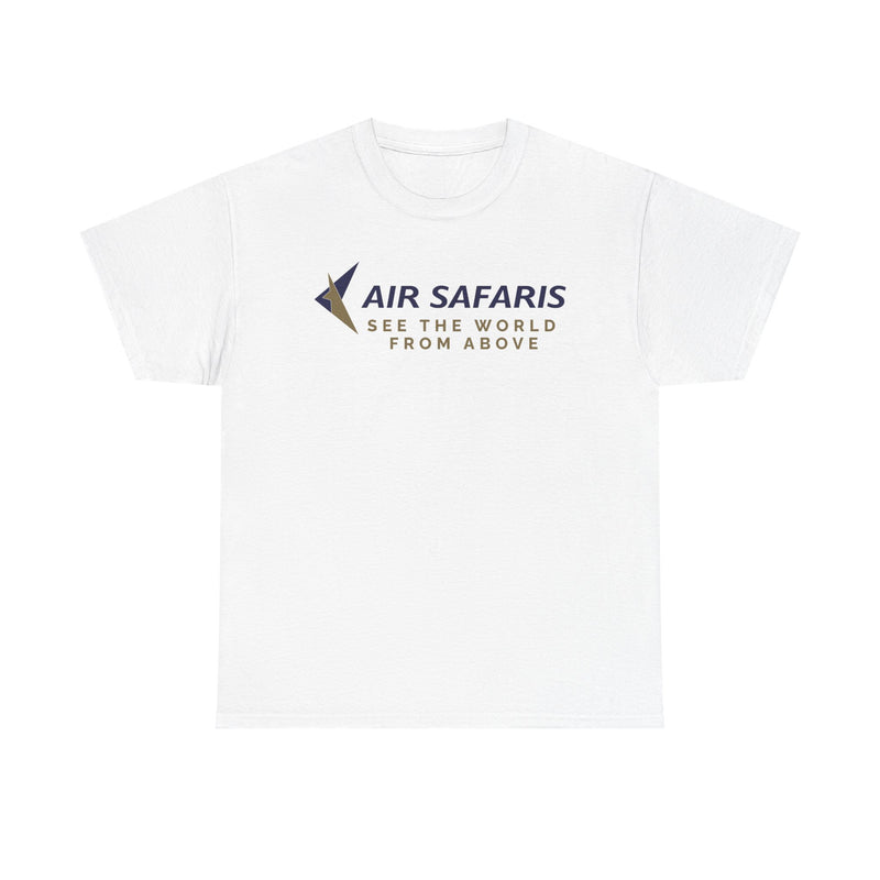 Load image into Gallery viewer, Air Safaris See the World From Above Vintage Airline Logo Aviation T-shirt
