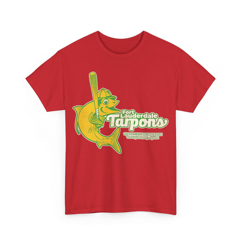 Load image into Gallery viewer, Fort Lauderdale Tarpons Nostalgic Retro Baseball Team T-shirt