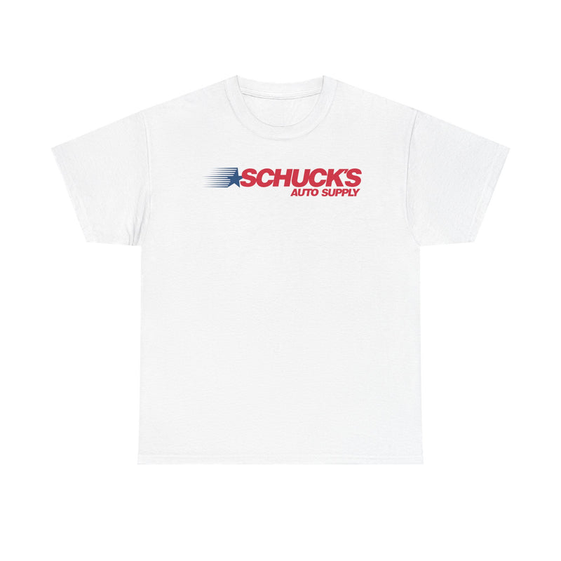 Load image into Gallery viewer, Schucks Auto Supply Speed Star Logo Automotive Parts Store Chain T-shirt
