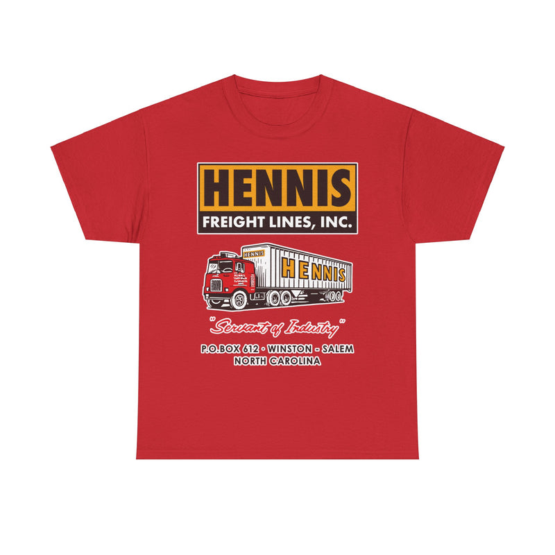 Load image into Gallery viewer, Hennis Freight Lines North Carolina Trucking T-shirt