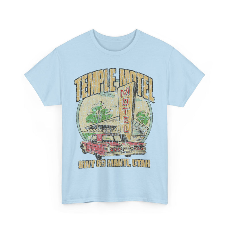 Load image into Gallery viewer, Temple Motel Manti Utah 1959 Hwy 89 T-shirt