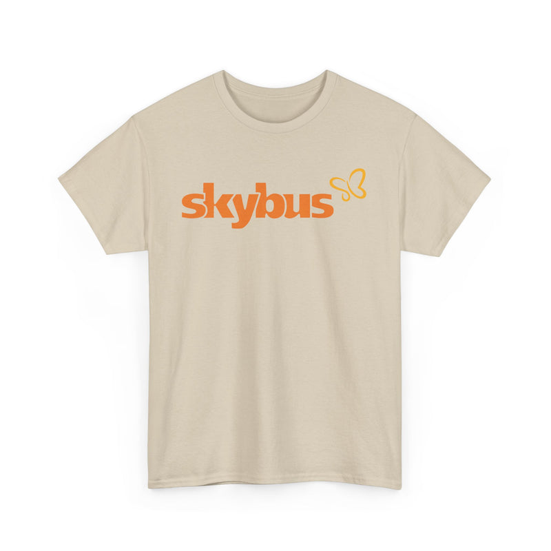 Load image into Gallery viewer, Skybus Australian Low Cost Carrier Orange Butterfly Logo Airline T-shirt