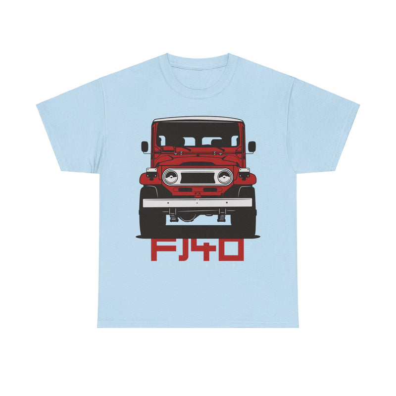 Load image into Gallery viewer, Toyota Land Cruiser FJ40 Red Car Single-sided T-shirt