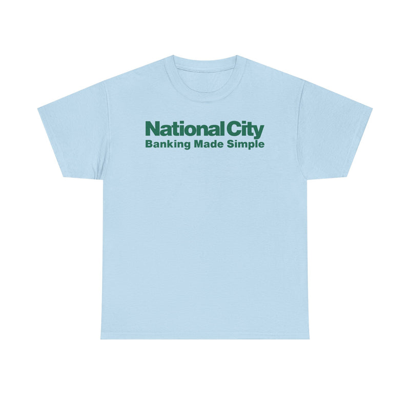 Load image into Gallery viewer, National City Banking Made Simple Financial Logo Bank Ohio T-Shirt