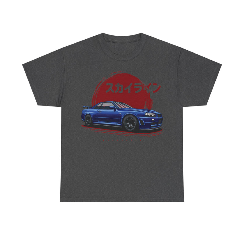 Load image into Gallery viewer, Nissan Skyline R34 GT-R Car T-shirt