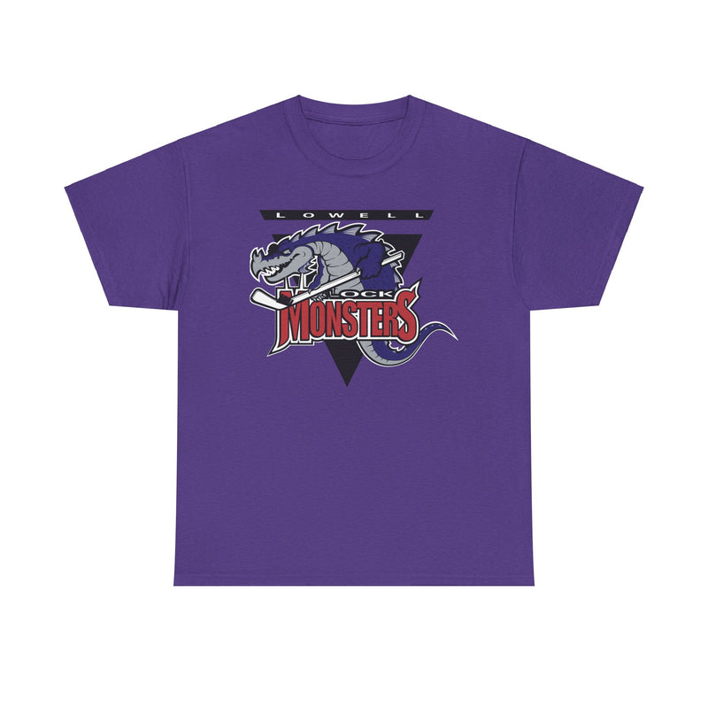 Load image into Gallery viewer, Lowell Lock Monsters American Hockey League 1998-2006 Massachusetts T-shirt