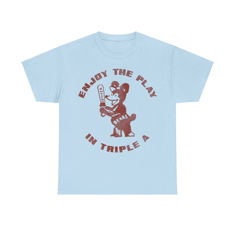 Load image into Gallery viewer, Denver Bears Enjoy the Play AAA Baseball Team Retro T-shirt