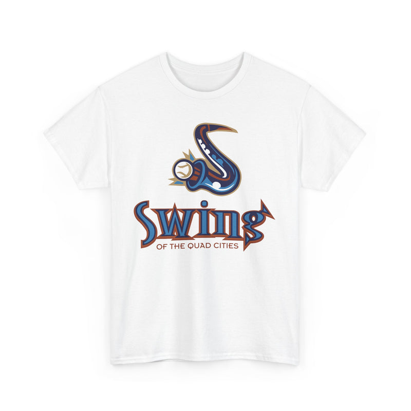Load image into Gallery viewer, Swing of the Quad Cities Iowa Baseball 2004-2007 T-shirt