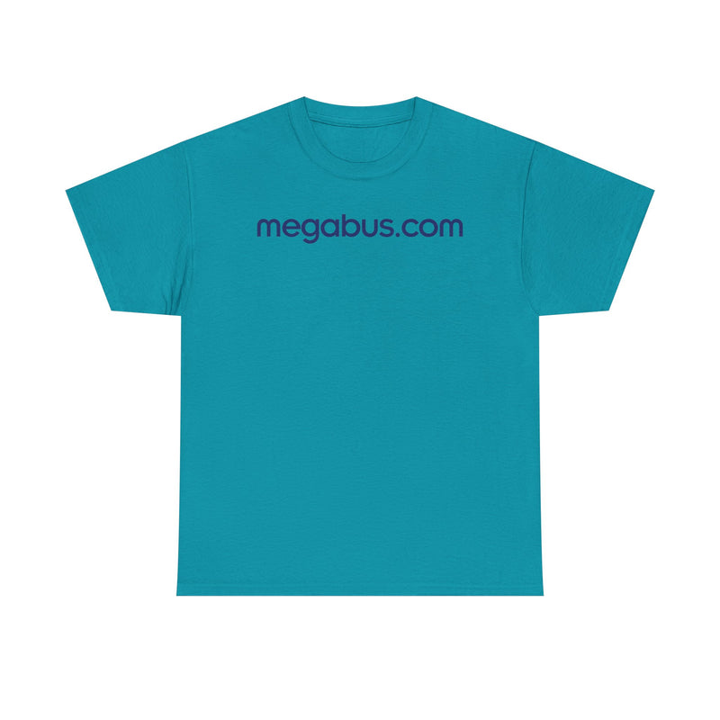 Load image into Gallery viewer, Megabus.com Defunct Bus Service T-Shirt Budget Travel Transportation Company Tee