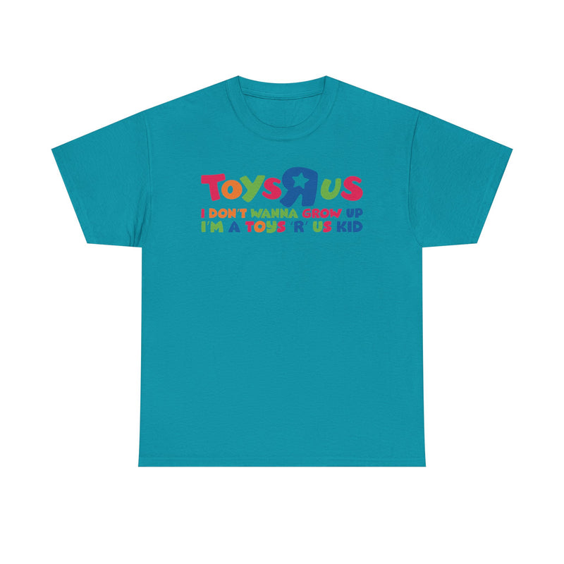 Load image into Gallery viewer, Toys R Us I Don't Wanna Grow Up Colorful Star Logo Toy Store T-shirt