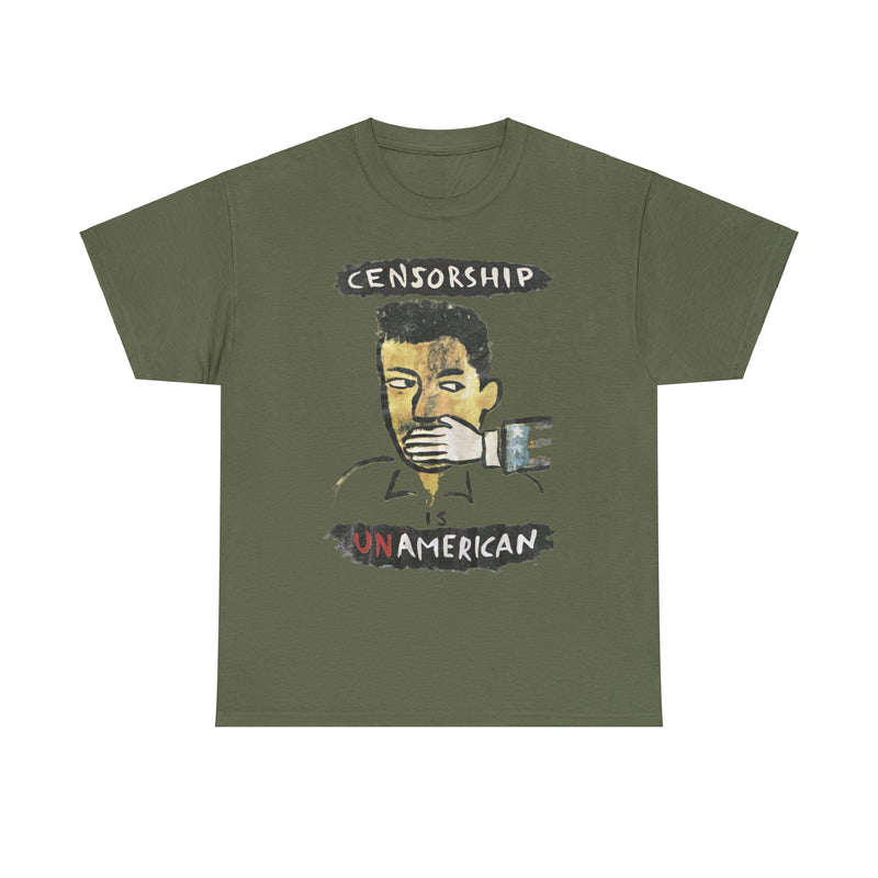 Load image into Gallery viewer, Censorship is Unamerican Political T-shirt