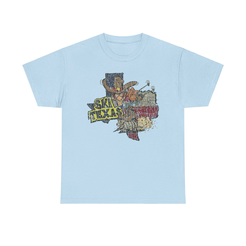 Load image into Gallery viewer, Ski Texas Cowboy Riding Armadillo T-shirt