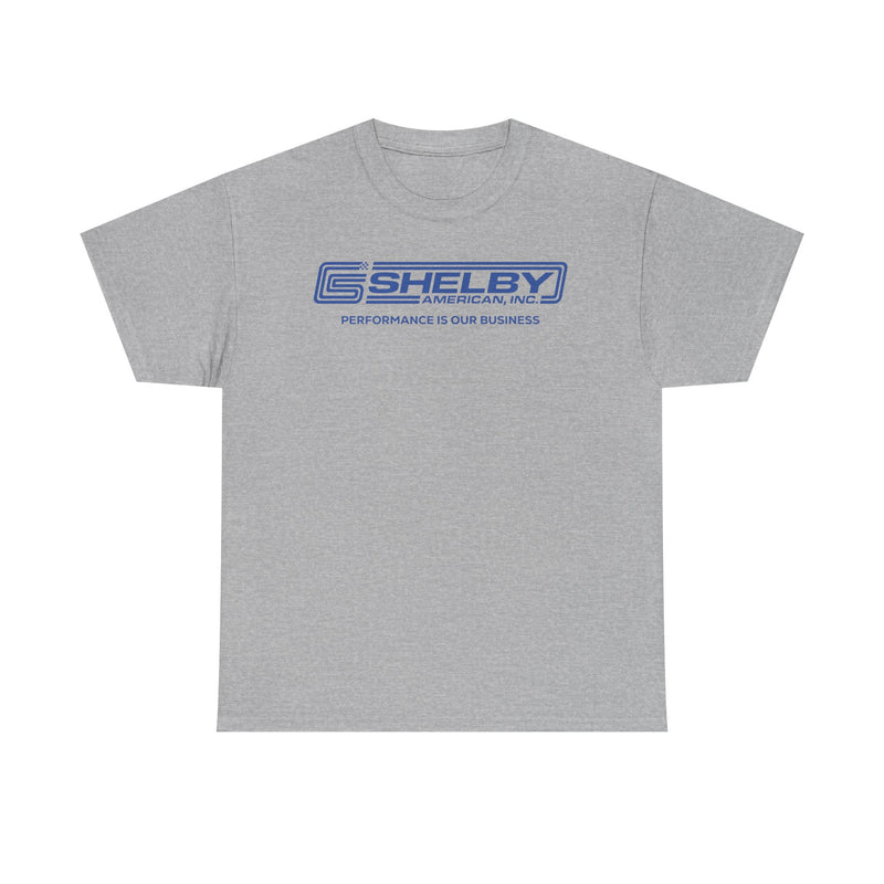 Load image into Gallery viewer, Shelby American Inc Performance Is Our Business Cobra Logo T-shirt