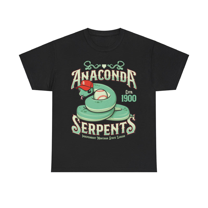 Load image into Gallery viewer, Anaconda Serpents Est 1900 Montana Baseball T-shirt
