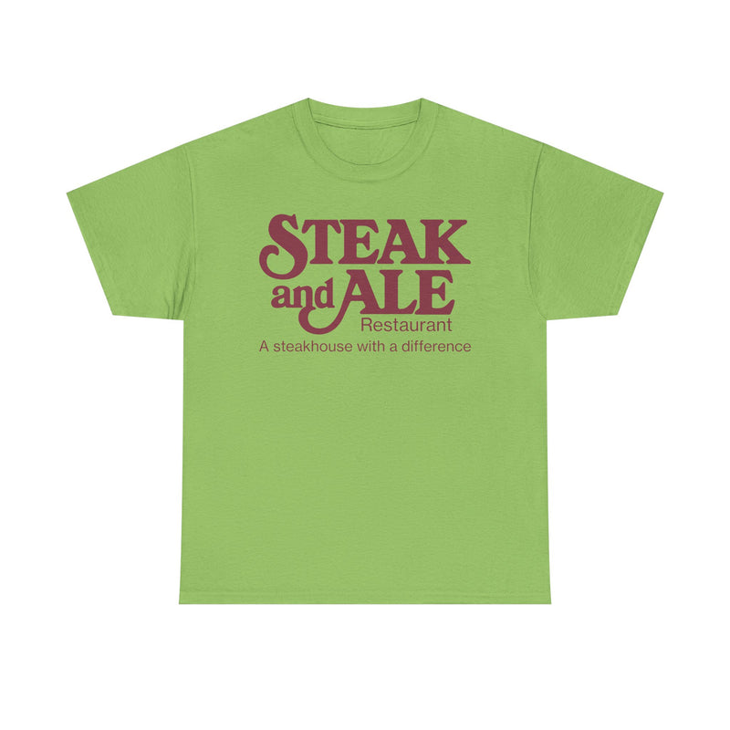 Load image into Gallery viewer, Steak and Ale Restaurant Vintage Steakhouse Logo Classic Dining T-Shirt