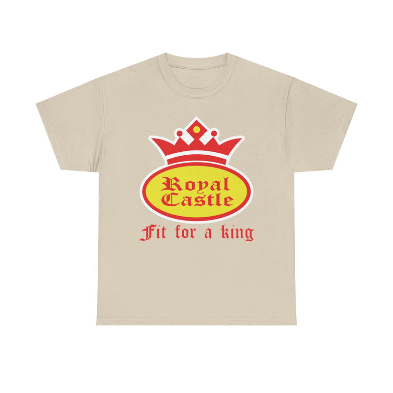 Load image into Gallery viewer, Royal Castle Fit For King Vintage Restaurant Logo Burger T-Shirt
