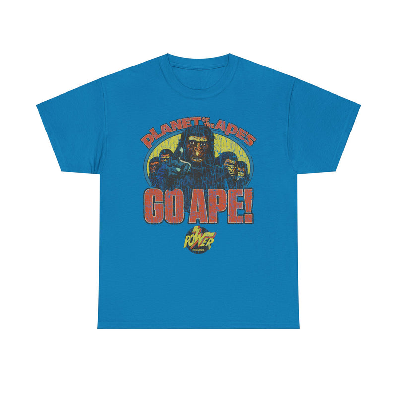 Load image into Gallery viewer, Planet of the Apes Go Ape Power Records Nostalgic T-shirt