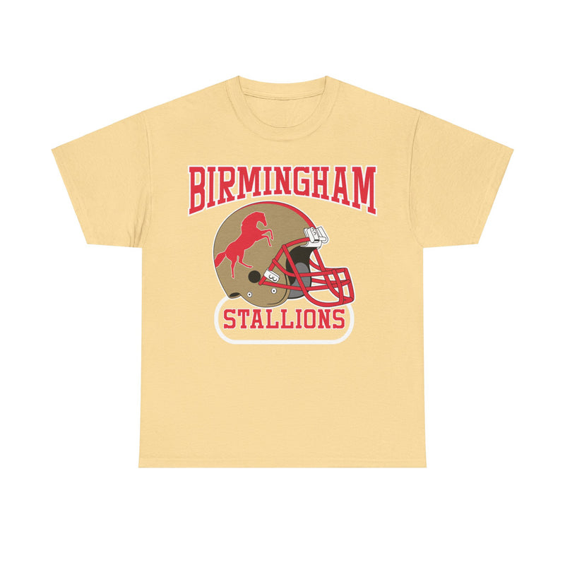 Load image into Gallery viewer, Birmingham Stallions Alabama Football Team Helmet T-shirt