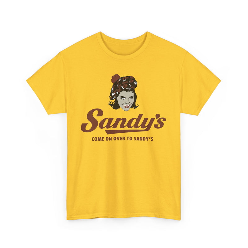 Load image into Gallery viewer, Sandy's Come On Over To Sandy's Vintage Restaurant Logo T-Shirt