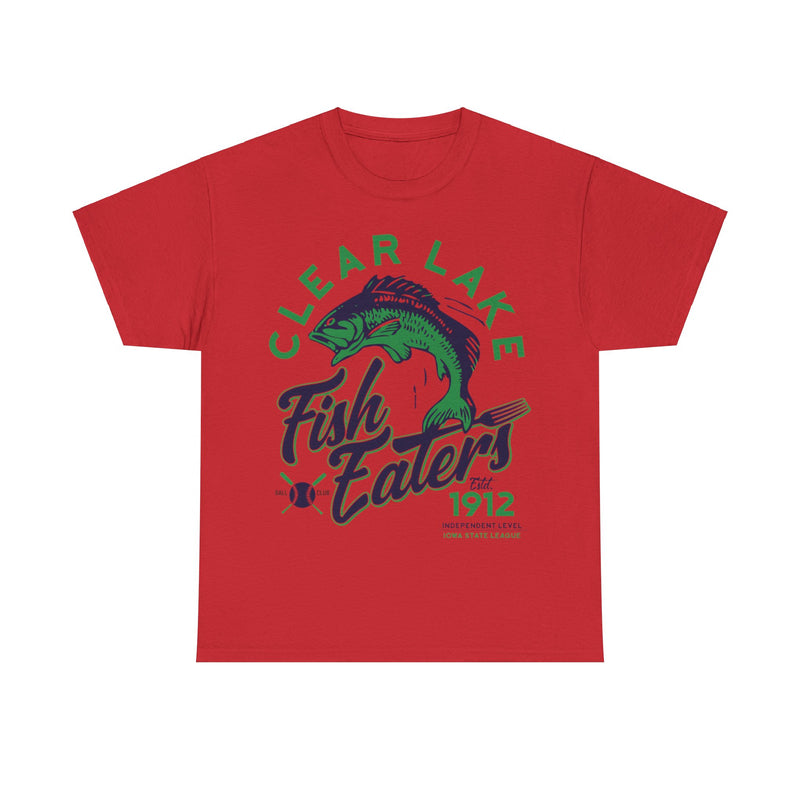 Load image into Gallery viewer, Clear Lake Fish Eaters Iowa State League Baseball T-shirt