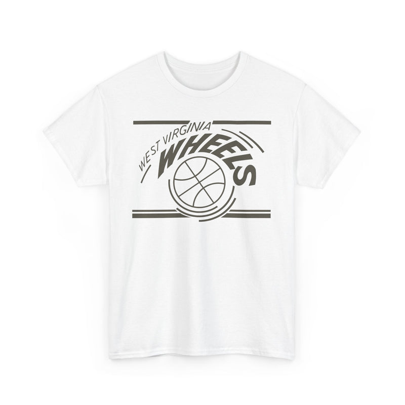 Load image into Gallery viewer, West Virginia Wheels Basketball 1978 All-American Alliance T-shirt