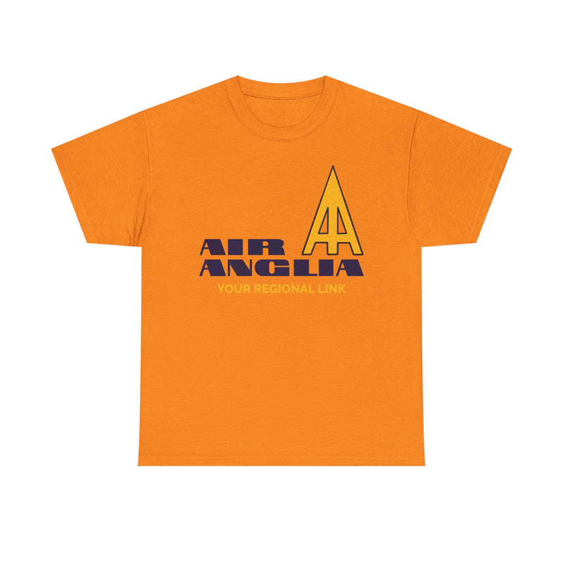 Load image into Gallery viewer, Air Anglia Your Regional Link Vintage Airline Logo British Aviation T-shirt