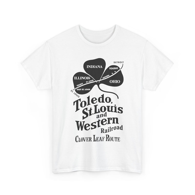 Load image into Gallery viewer, Toledo St Louis Western Clover Leaf Route Railroad Logo T-Shirt