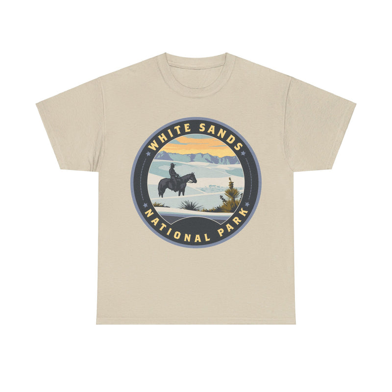Load image into Gallery viewer, White Sands National Park New Mexico Round Logo T-shirt