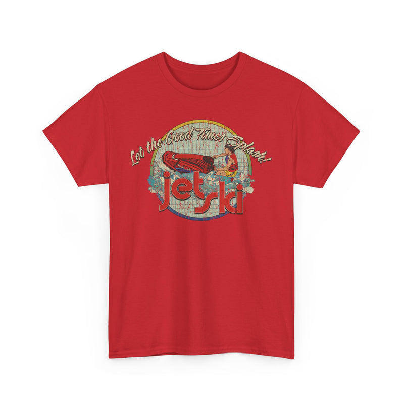 Load image into Gallery viewer, Let The Good Times Splash 1985 Jet Ski T-shirt
