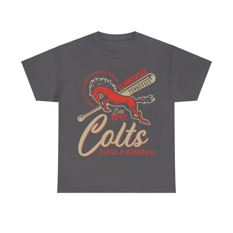 Load image into Gallery viewer, Clarksville Colts Est 1947 Tennessee Baseball T-shirt