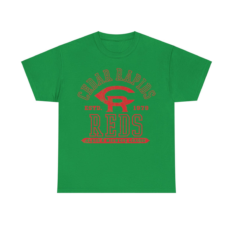 Load image into Gallery viewer, Cedar Rapids Reds Est 1979 Baseball Team T-shirt