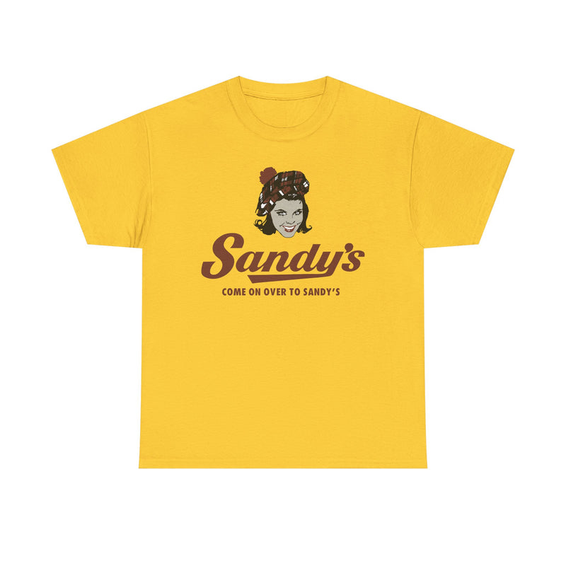 Load image into Gallery viewer, Sandy's Come On Over To Sandy's Vintage Restaurant Logo T-Shirt