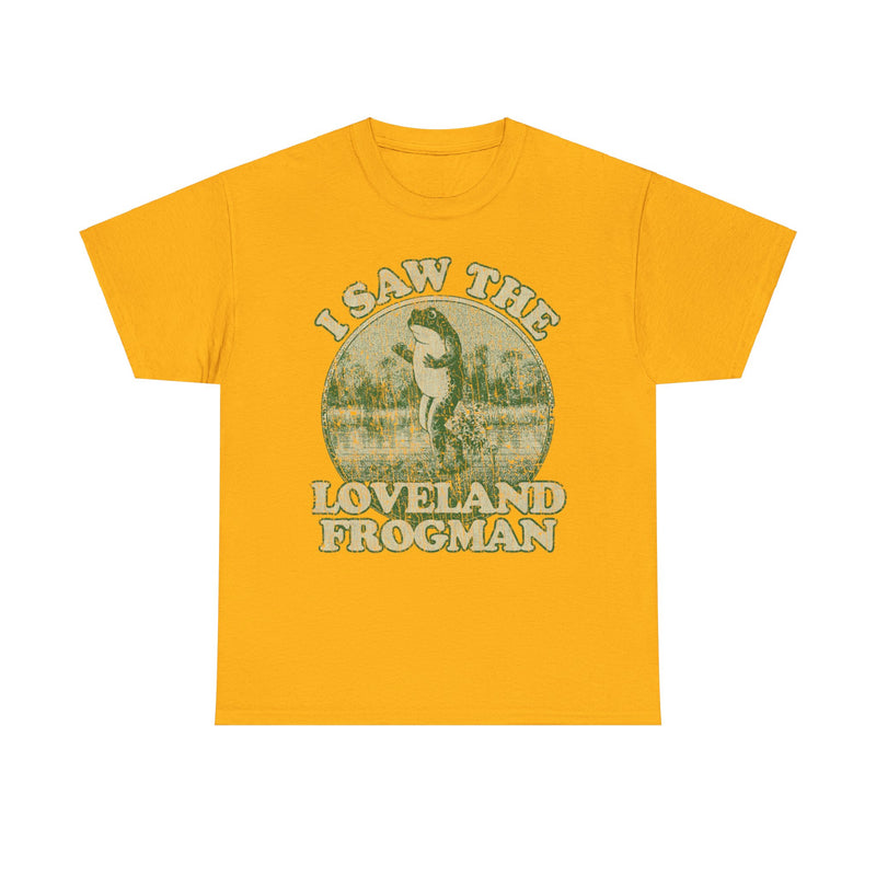 Load image into Gallery viewer, I Saw The Loveland Ohio Frogman Legend T-shirt