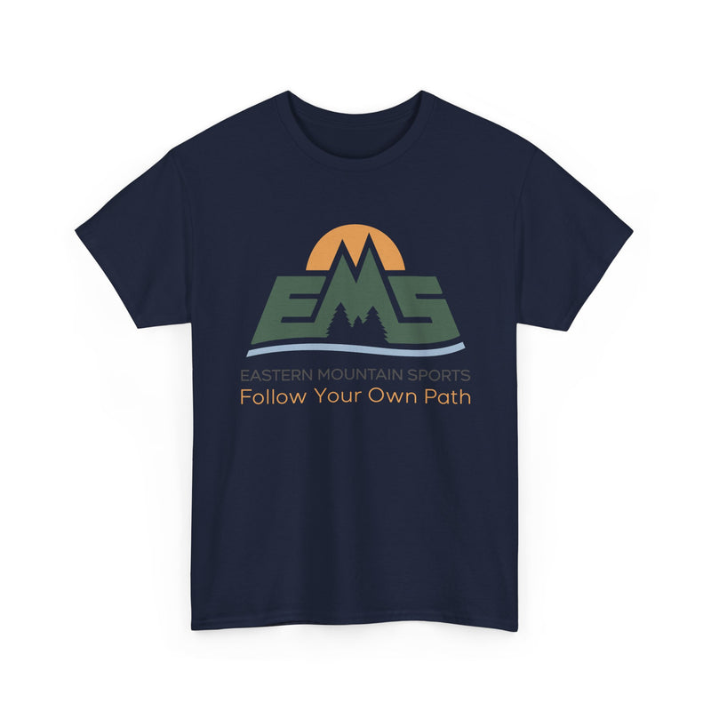 Load image into Gallery viewer, Eastern Mountain Sports T-Shirt Defunct Outdoor Retailer Follow Your Own Path Tee