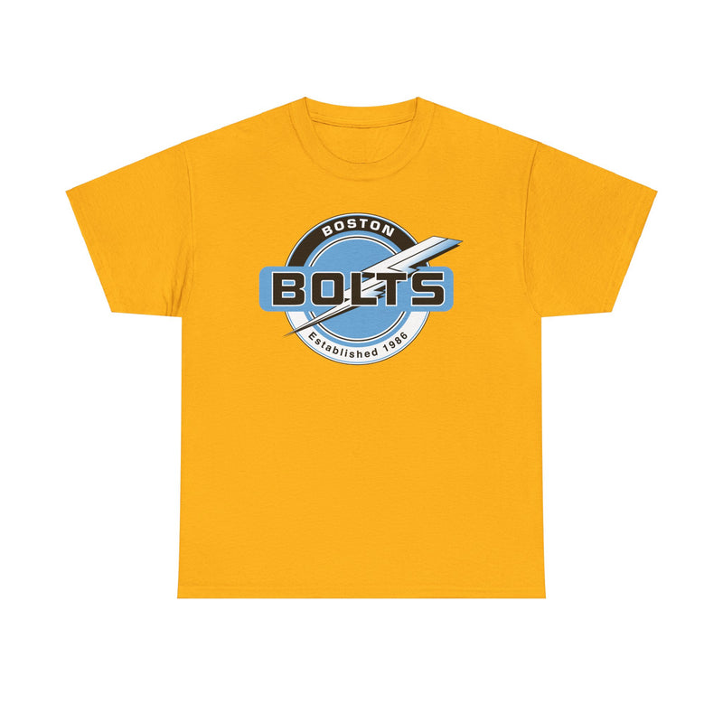 Load image into Gallery viewer, Boston Bolts Massachusetts Soccer League 1986 T-shirt