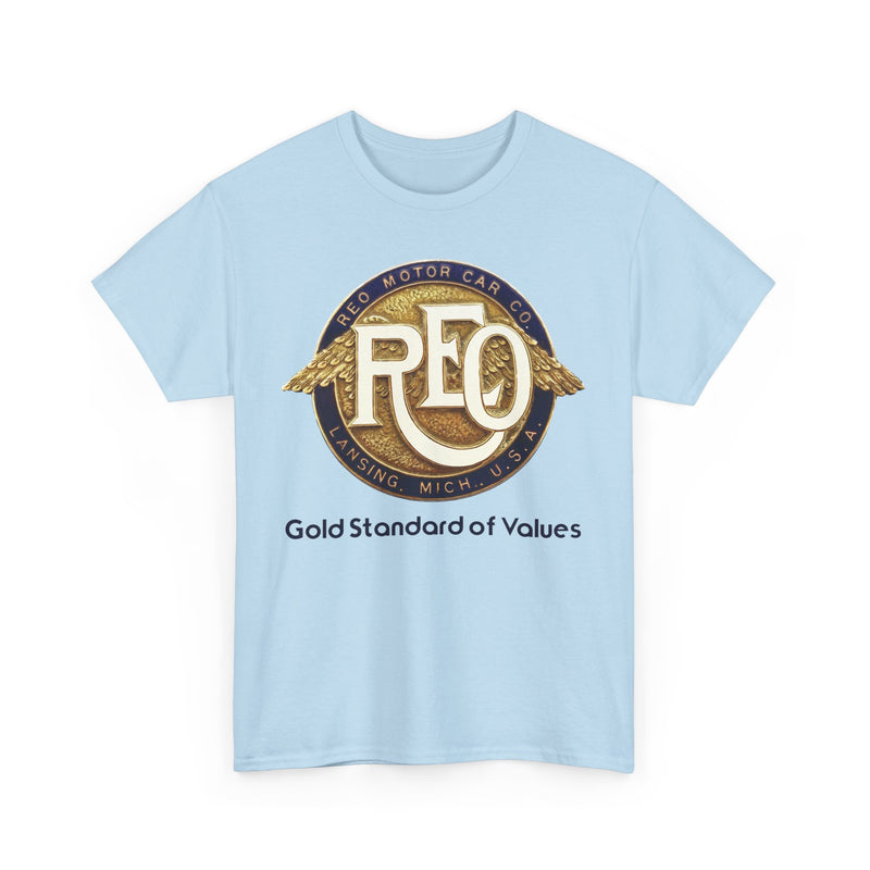 Load image into Gallery viewer, REO Motor Car Co Lansing Michigan Gold Standard Wings T-shirt