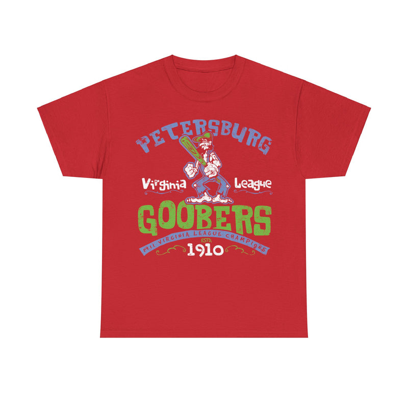 Load image into Gallery viewer, Petersburg Goobers Est 1910 Virginia Baseball T-shirt