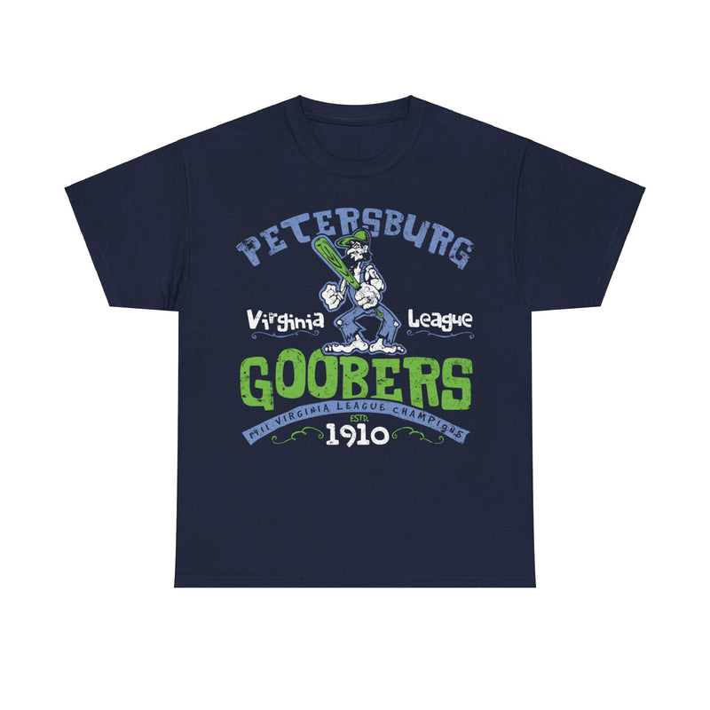 Load image into Gallery viewer, Petersburg Goobers Est 1910 Virginia Baseball T-shirt