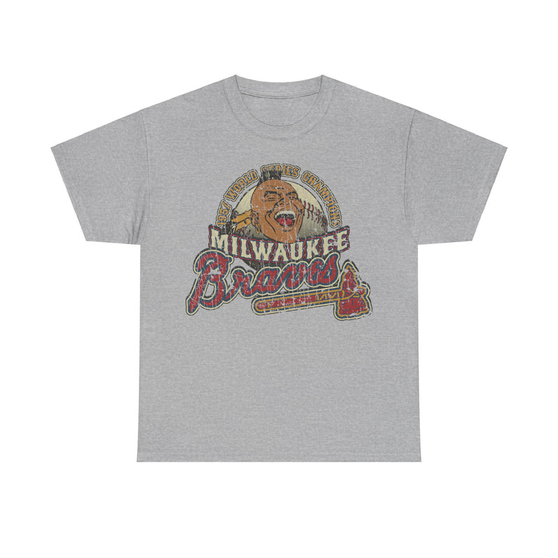 Load image into Gallery viewer, Milwaukee Braves World Champions Baseball Team T-shirt
