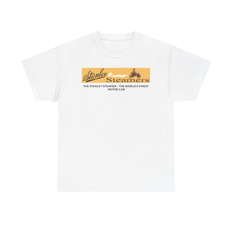 Load image into Gallery viewer, Stanley Steamers The World's Finest Motor Car Vintage Logo T-shirt
