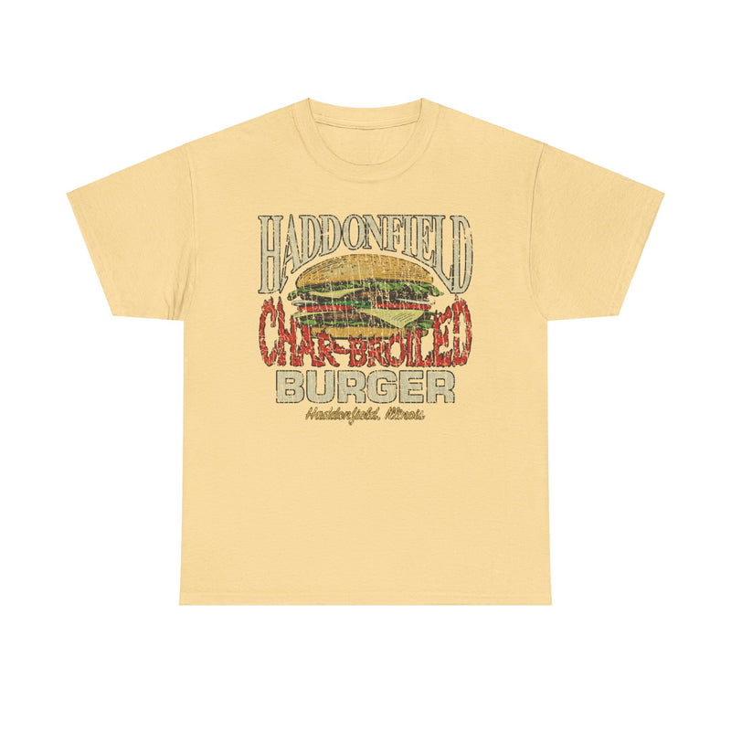 Load image into Gallery viewer, Haddonfield Char-Broiled Burger Illinois Restaurant T-shirt